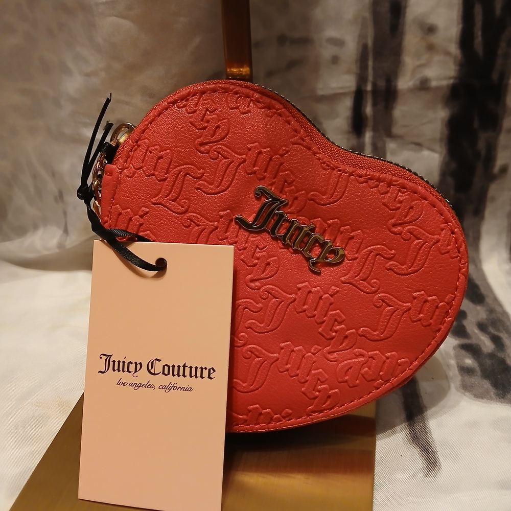 Juicy Couture Red Heart Crossbody Bag - Picture 1 of 4